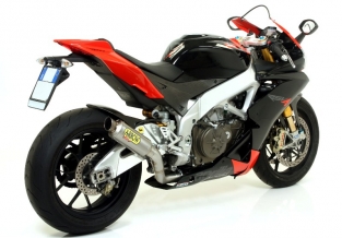 Arrow GP2 Titanium Einddemper zonder E-keur Aprilia RSV4 / Factory 2009 > 2015